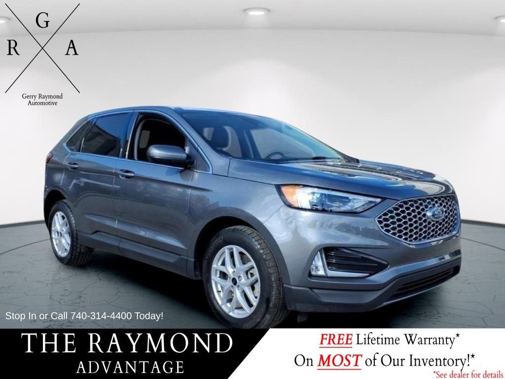 2023 Ford Edge SEL in Gray — front three-quarter view