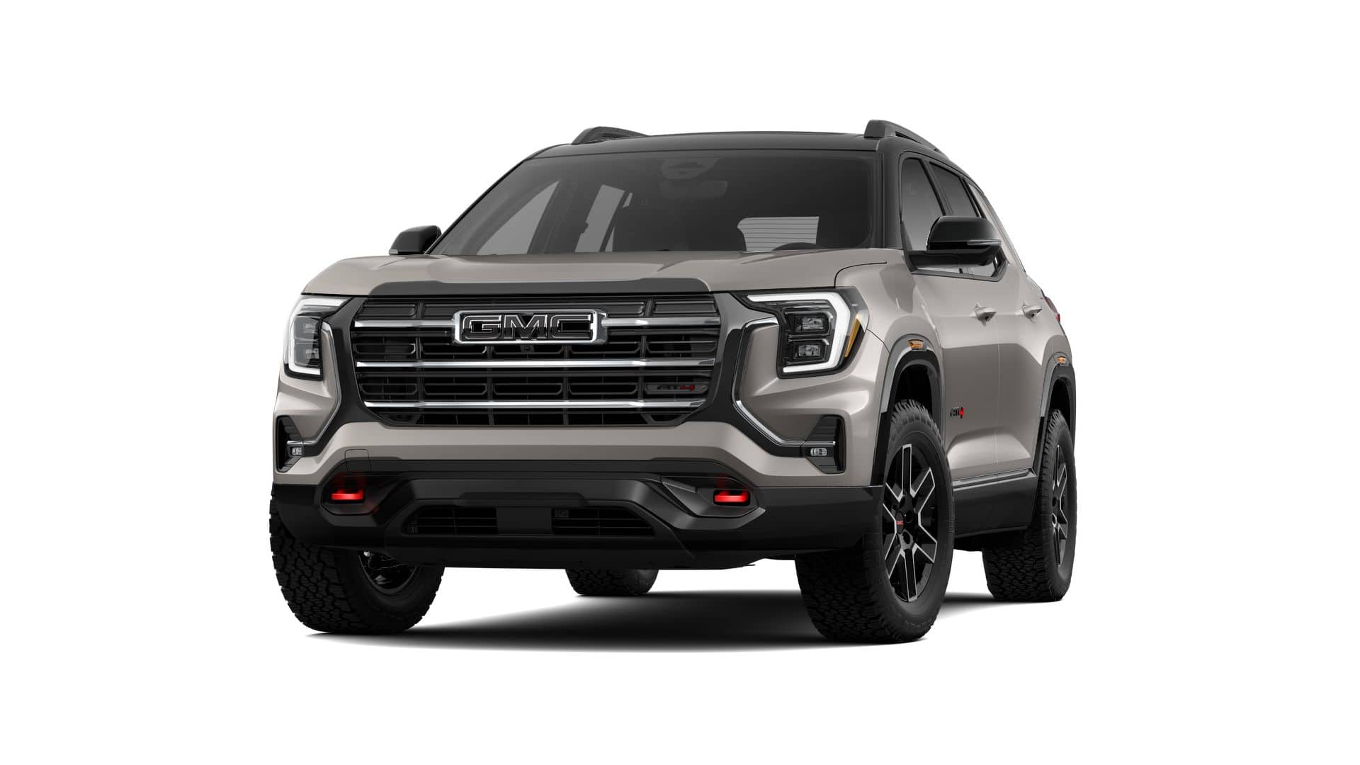 2026 GMC Terrain AWD 4dr AT4 in Riverstone Metallic — front three-quarter view