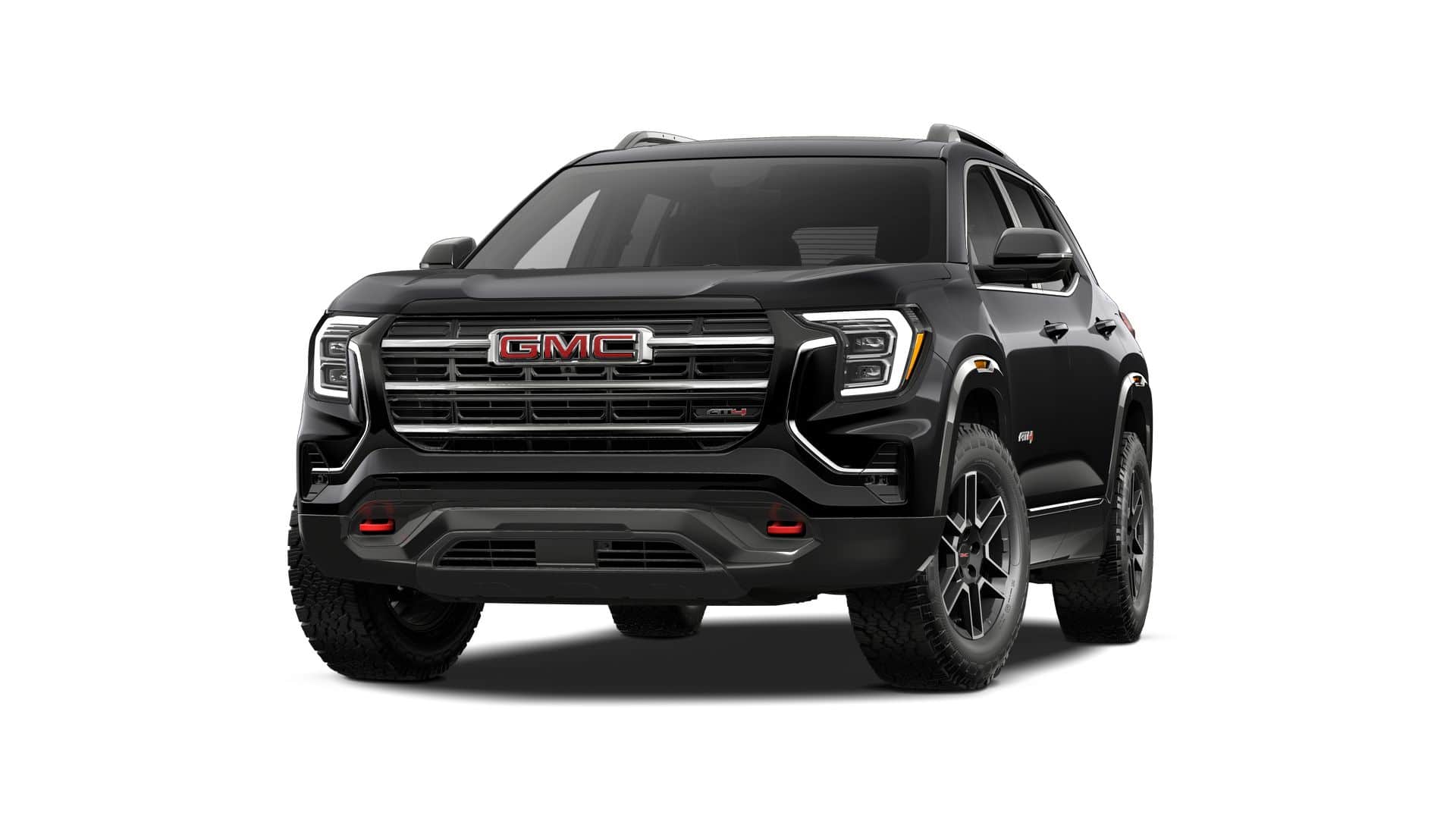 2027 GMC Terrain AWD 4dr AT4 in Ebony Twilight Metallic — front three-quarter view
